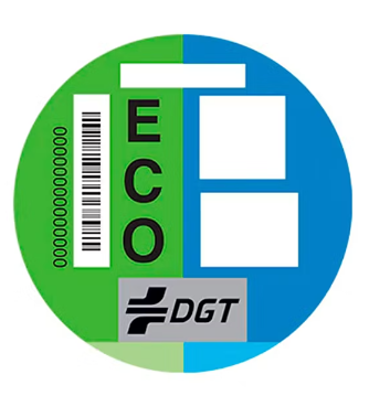 Etiqueta Vehículos Dual fuel