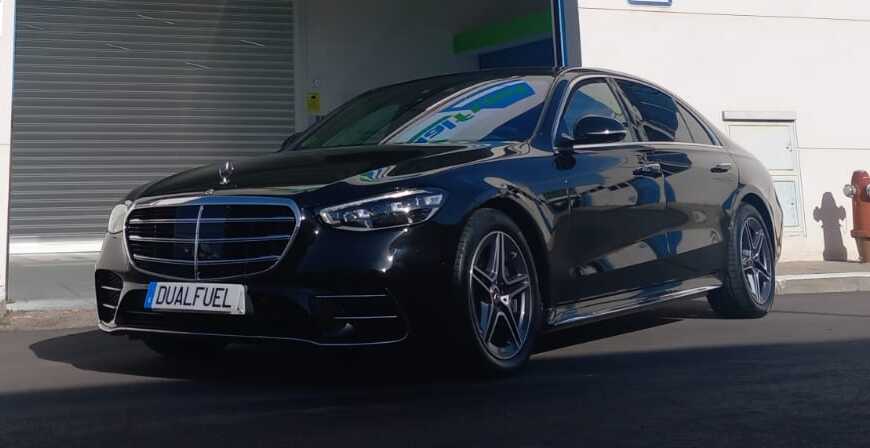 Mercedes clase S S350D dual fuel GLP con etiqueta ECO