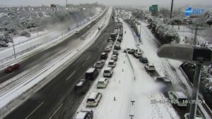 Borrasca, Kristin, Carreteras, Movilidad, Alerta de nieve